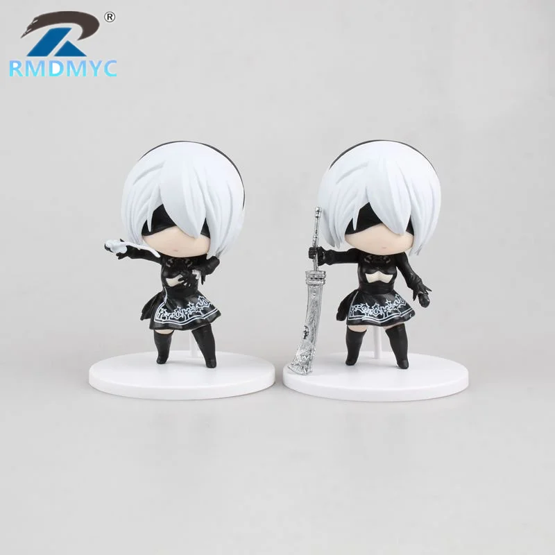 2018 Новинка 10 см Аниме игра NieR Automata YoRHa № 2 Тип B 2B коллекционеры Фигурки игрушки kawaii