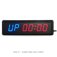 1 8 inch remote led display countdown clock count up countdown timer for researched and swim use stopwatch gym boxing gym