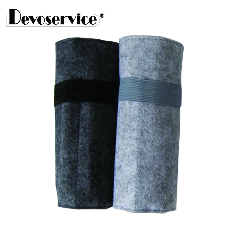 1 шт. новый стиль войлочный рулонный чехол-карандаш тканевый роликовый футляр для