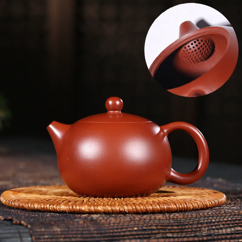 Фиолетовый чайник 260 мл Исин известная ручная работа Dahongpao с шариковым отверстием Xi Shi горшок гладкая вода питьевая утварь WSHYUFEI