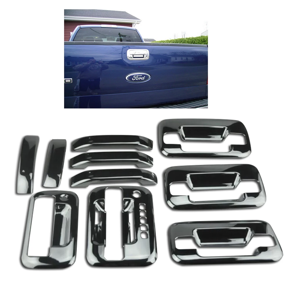 

best quality door handle cover F150 2004-2014 for Fo/rd car auto tailgate chrome for vehicle hot selling