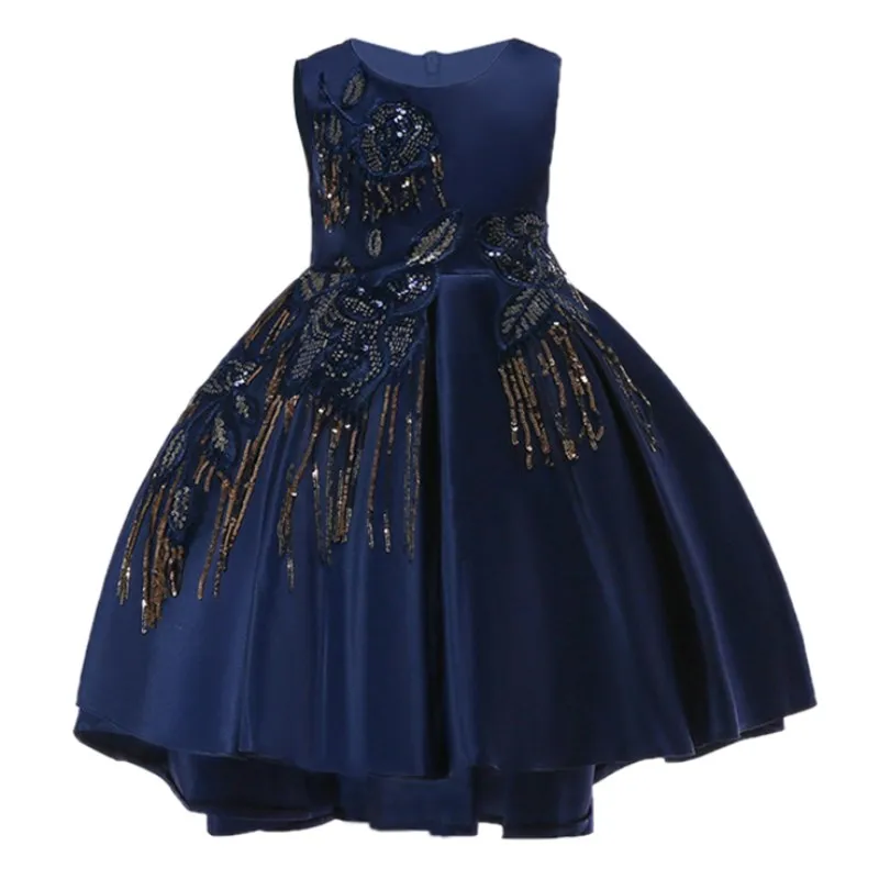Хлопковое платье с подкладкой для маленьких девочек платья свадебной вечеринки