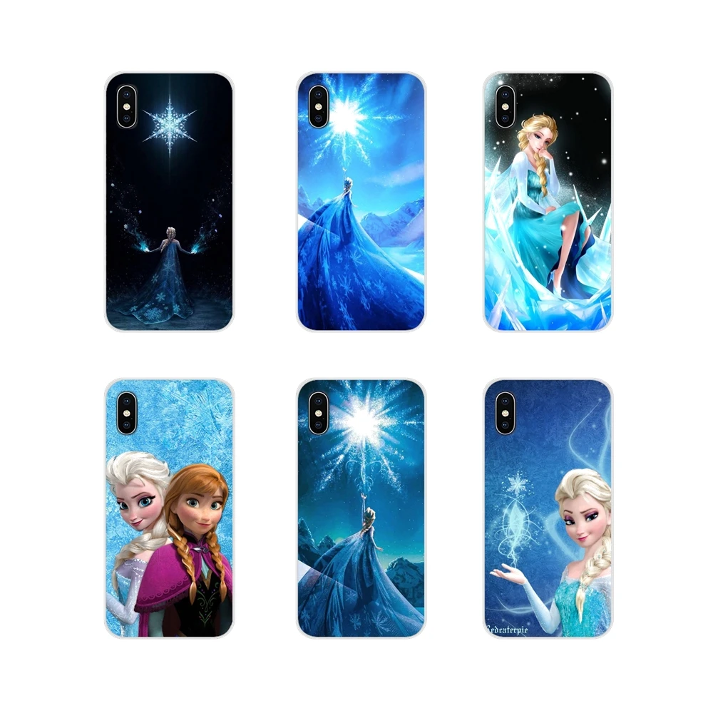 Аксессуары чехлы для телефонов Чехлы Эльза Принцесса Apple iPhone X XR XS MAX 4 4S 5 5S 5C SE 6 6S 7 8