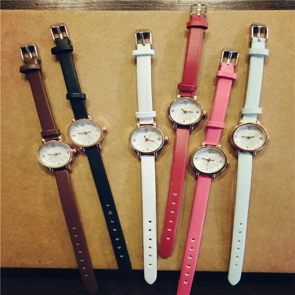Женские часы высокого качества простые в стиле ретро для маленьких девочек