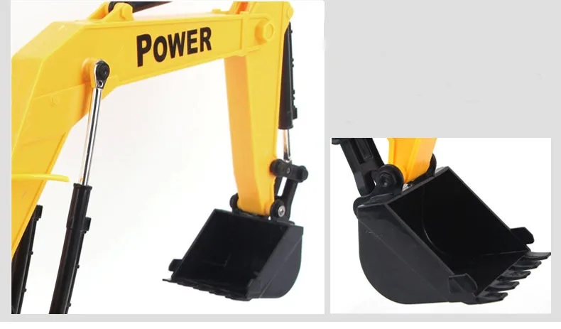 Новый RC экскаватор 6ch дистанционного управления r/c копания Функция с 7 светлый