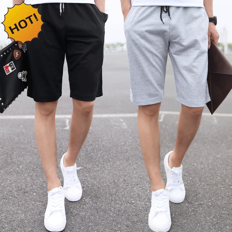 Мужские повседневные шорты для бега тонкие однотонные летние кроссфита короткие