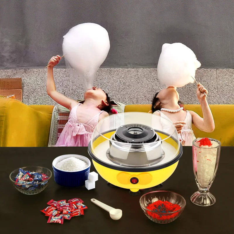Мини электрическая машина для изготовления сахарной ваты DIY детей семейный