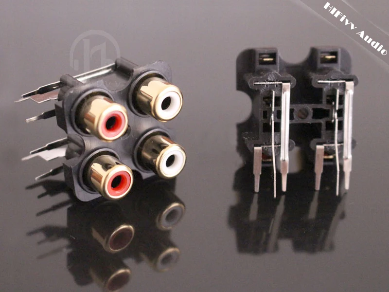 Сигнальный кабель hifi разъем RCA 4 канала и 6 каналов позолоченный аудиокабель