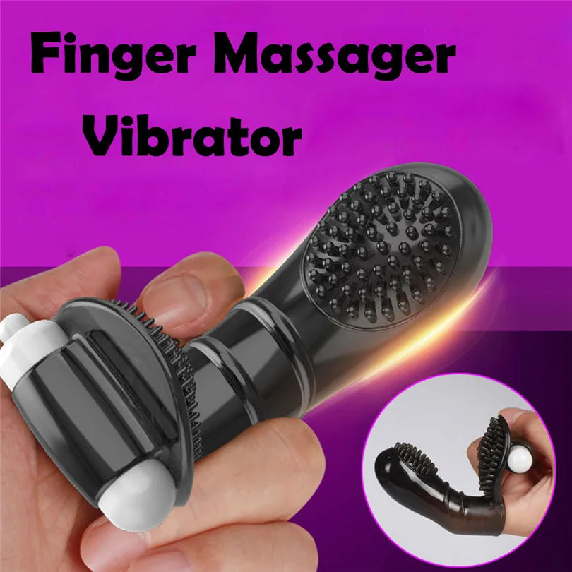 Finger Sleeve Vibrator Female Masturbator G Spot Massage Clit Stimulate Sex Toys For Women Lesbian Orgasm Adult Products #4N | Красота и