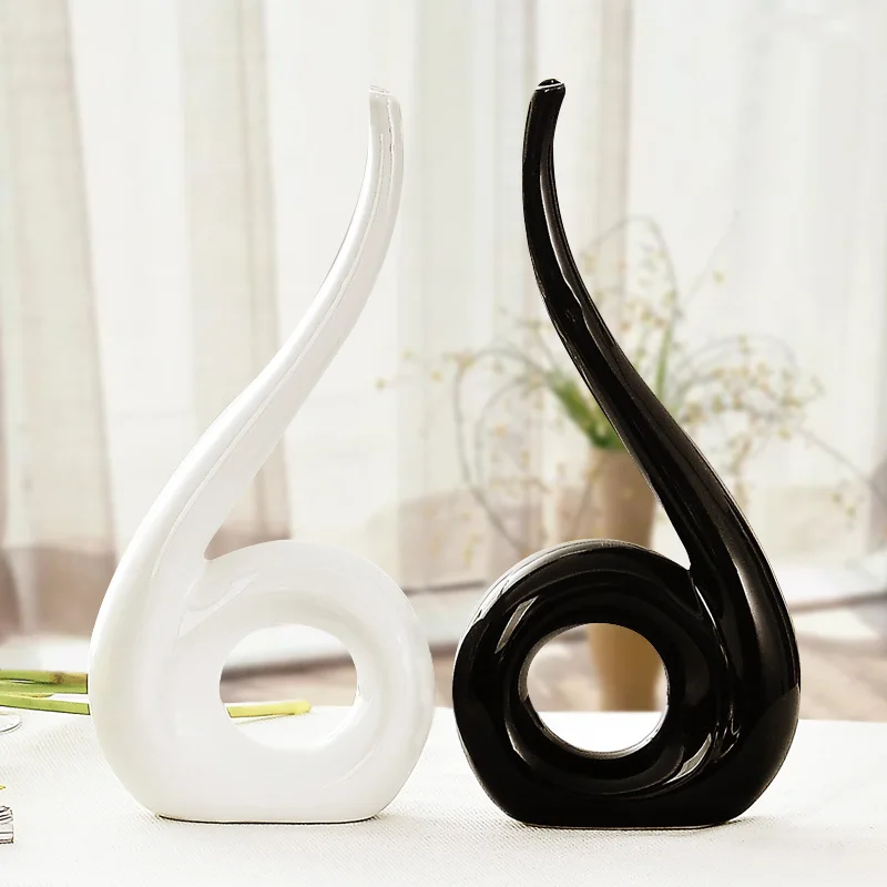 Креативная Современная керамическая Цветочная композиция для вазы в форме