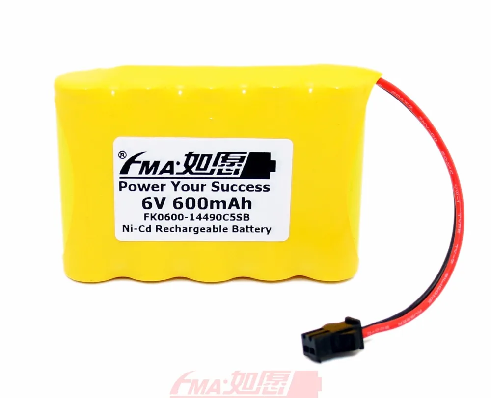 2 шт. аккумуляторные батареи для домашней сигнализации AA 6 в 600 мАч|rechargeable battery|battery