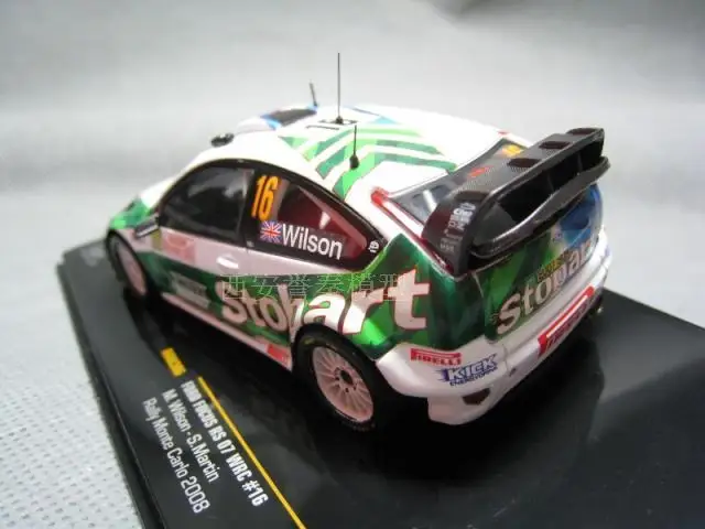 I XO 1:43 FORD FOCUS RS WRC 08#5 2008 литая модель автомобиля металлические игрушки подарок на день рождения для детей