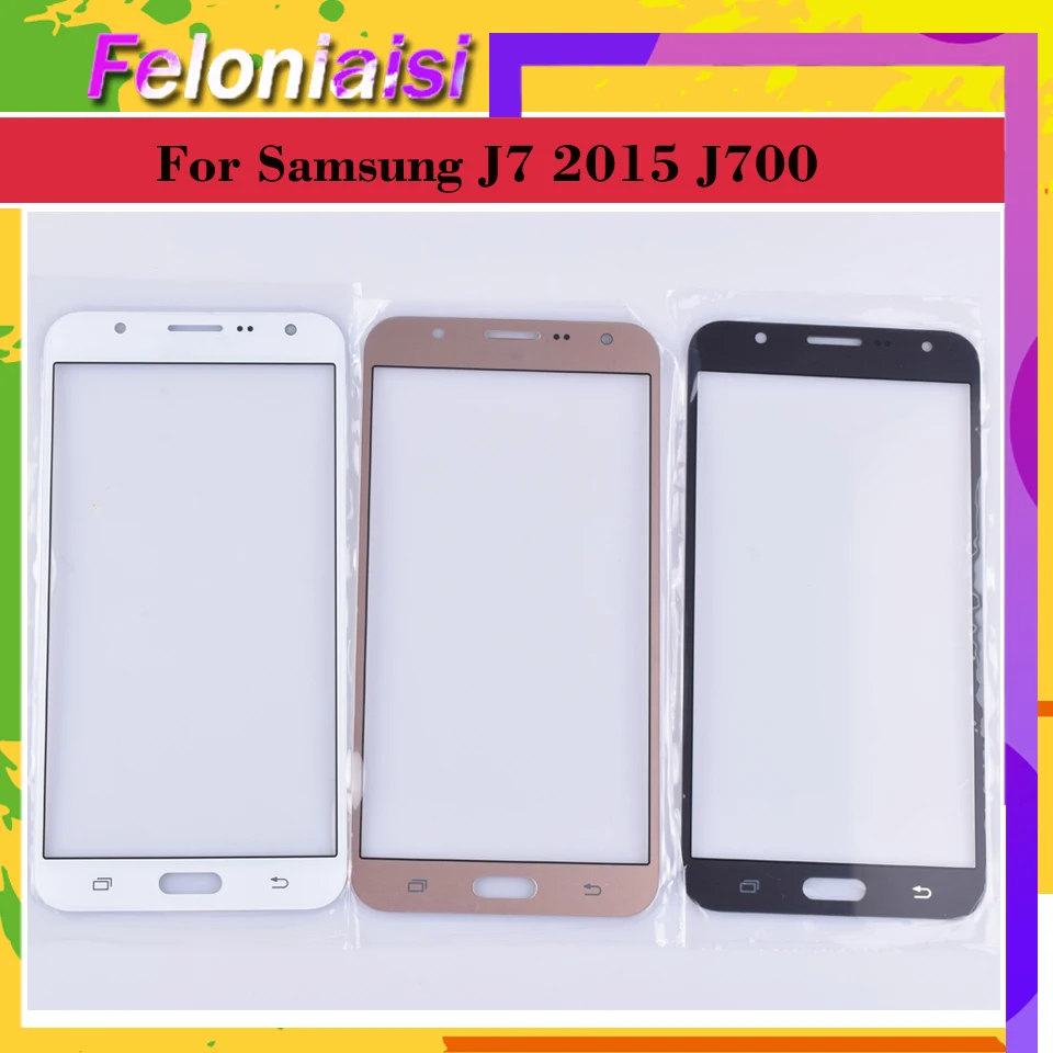 Для samsung Galaxy J7 2015 J700 SM-J700F J700H J700M J700H/DS сенсорный экран передняя стеклянная панель