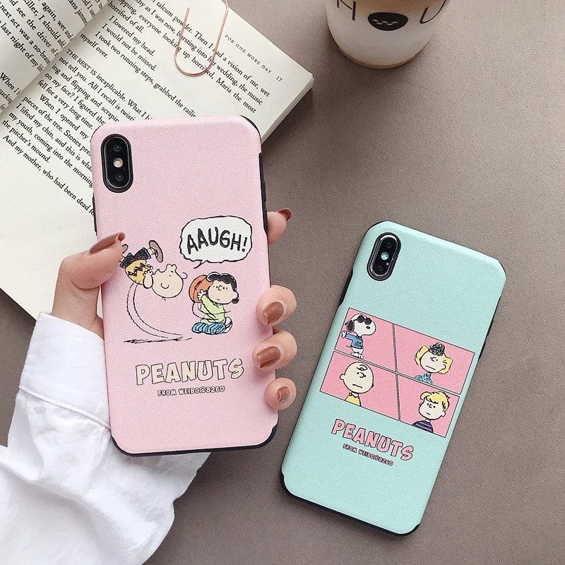 Рельефный Шелковый мягкий чехол для телефона с рисунком Шарли для iPhone 6, 6 S, 7, 8 Plus, X, XS, MAX, XR, милый матовый чехол в стиле аниме, fundas Capa