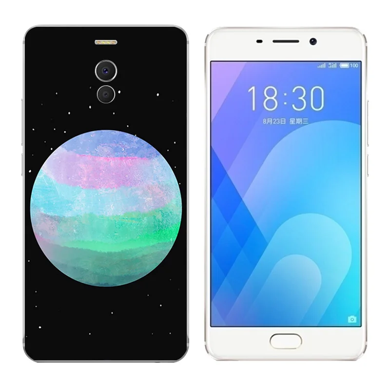 Чехол для телефона Meizu M6 Note силиконовый чехол с ботаническим принтом Meilan сумки