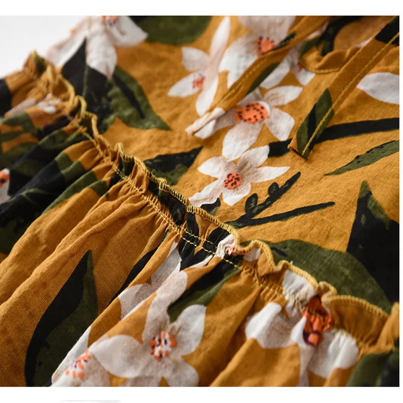 Хлопковое платье для маленьких девочек EABoutique весна 2019 милая детская одежда в