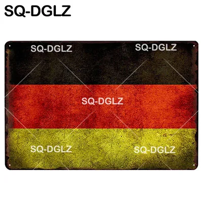 [SQ-DGLZ] металлическая вывеска с флагом Netherland/Turkey/Ireland/Switzerland/levakia/Indonesia/British/Austria/Канада/Америка - Цвет: 1835
