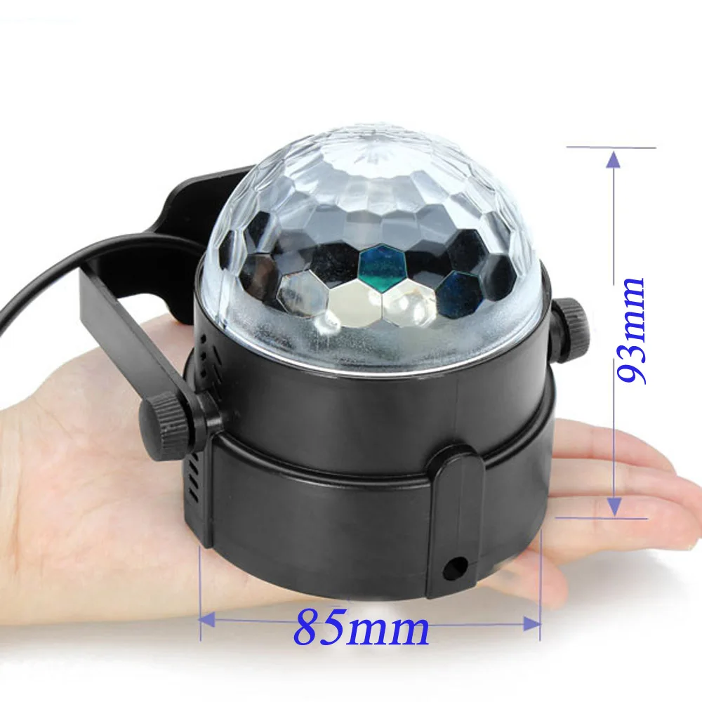 Лампа для вечеринок мини RGB LED магический шар диско сценический эффект | Лампы и