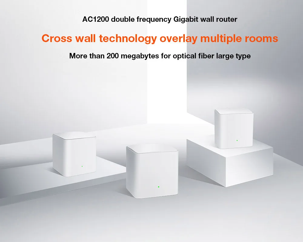 Tenda Nova MW5s Беспроводной Wi-Fi роутер AC1200 двухдиапазонный для всего дома сетка Wifi система WiFi мост, приложение удаленное управление
