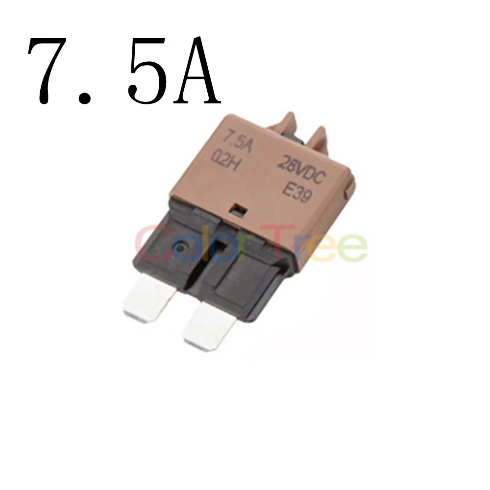 Темно-серый Производится в течение 5-30V автомат защити цепи лезвие предохранителя руководство для перезапуска устройства порошковой печати для автомобилей Грузовик Лодка авто аксессуары - Цвет: Темно-серый