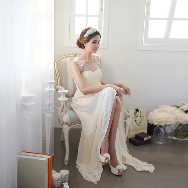 Новинка 2021 белое и розовое платье цвета шампанского для невесты длинное короткое