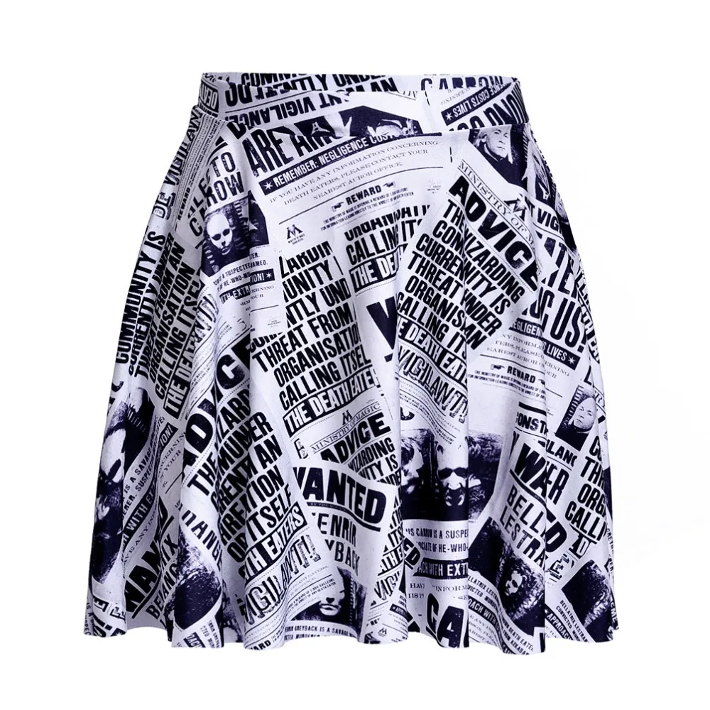 Женская летняя повседневная юбка с принтом газеты|designer mini skirt|mini skirtdesigner skirt |