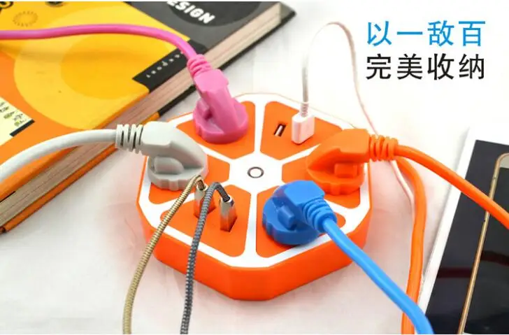 Многофункциональная электрическая розетка anti thunder патч панель зарядное