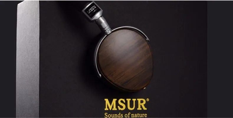 Мсур N350 деревянные металлические наушники HIFI без потерь портативный музыкальный наушник оголовье из Бериллиевого сплава кожа Спортивная гарнитура