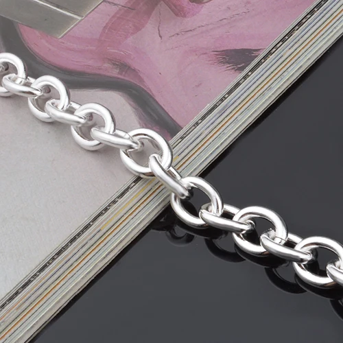 Женский браслет с серебряным покрытием 2 м|bracelet jewelry|charm chainbangle jewelry |