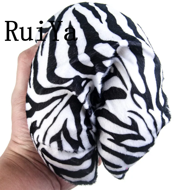 

Nail Art Hand Rest Soft Holder Cushion Pillow Zebra Stripe Sponge Polish Gel UV Manicure Tools Half Column Washable Care Salon