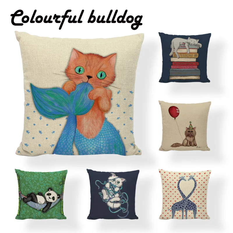 Геометрическая наволочка розовая Любовь Кролик Rhinoceros ткани декоративные