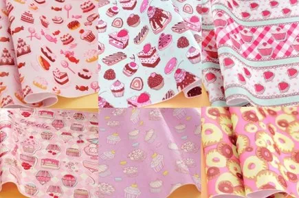 ZY DIY Pretty Soft Cake Candy 6 Designs 30x20cm Felt Fabric Polyester For Sewing Home Decoration | Дом и сад