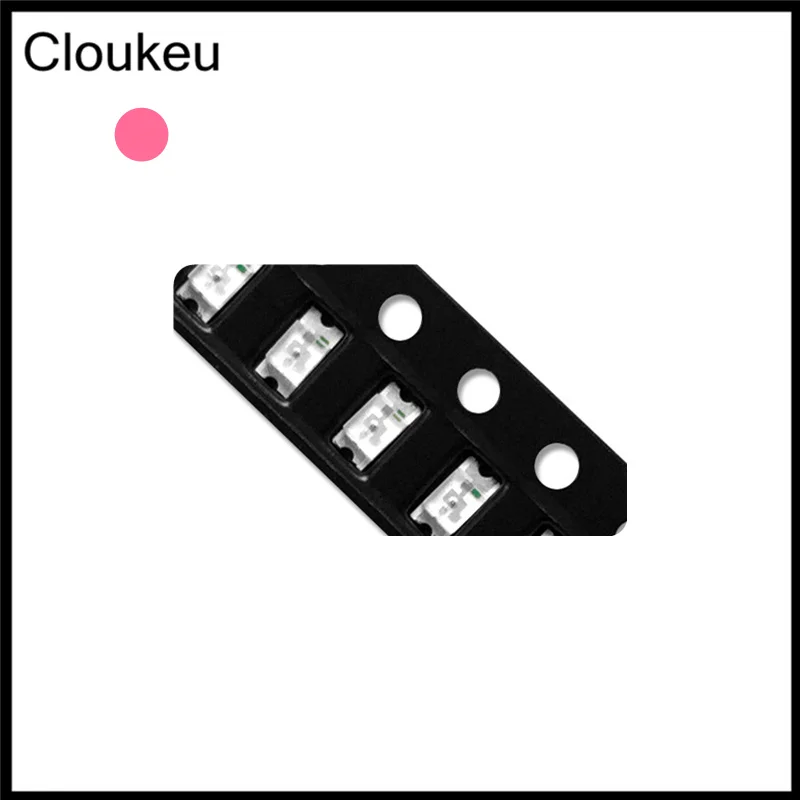 

100Pcs 0805 Pink SMD lamp beads led 2012 pink Light emitting diode