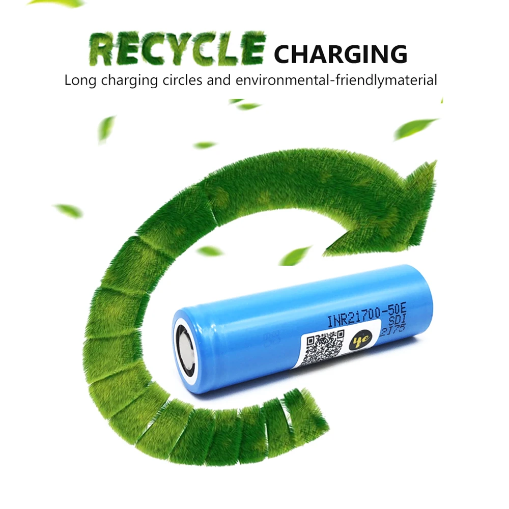 Оригинальный INR 21700 батарея для 50E 10A 5000mAh электронная сигарета фонарик