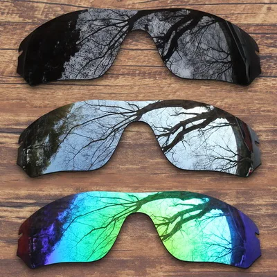 Black.Silver.Green ToughAsNails поляризованные Сменные линзы для солнцезащитных очков с радаром Оукли-несколько вариантов - Цвет линз: Black.Silver.Green