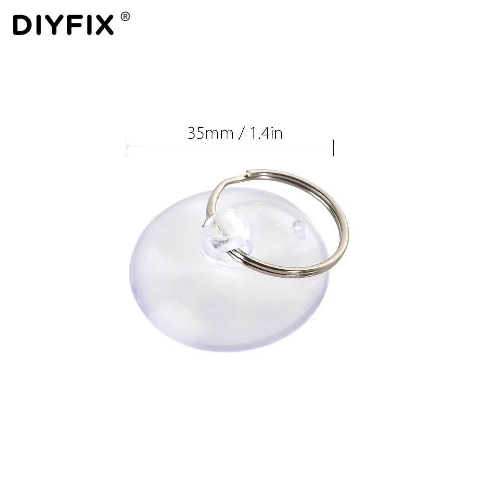 DIYFIX 5 шт. светильник Кая маленькая присоска с металлическим кольцом для ключей