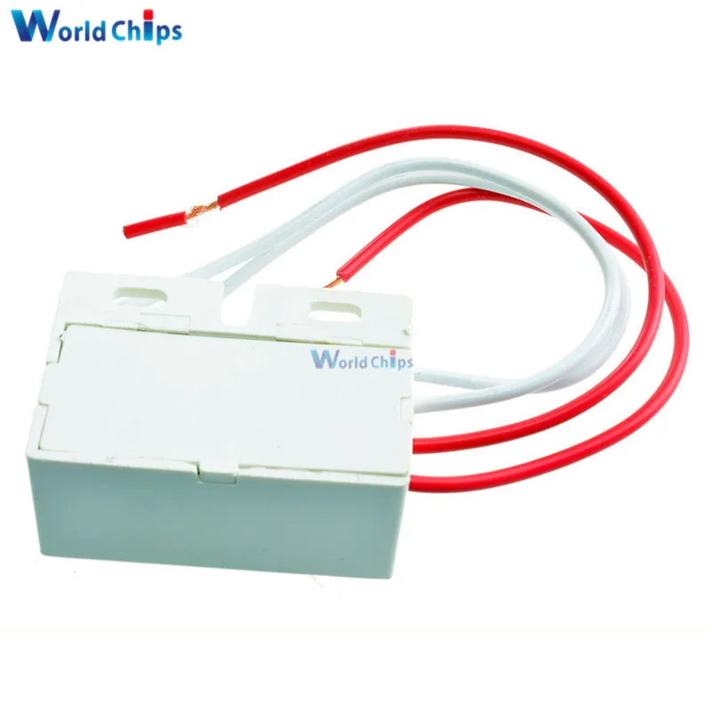 New 220V AC 50Hz Auto Infrared Sensor Switch PIR Microwave Radar Body Motion Sensor Module Adjustable For Time Distance Range