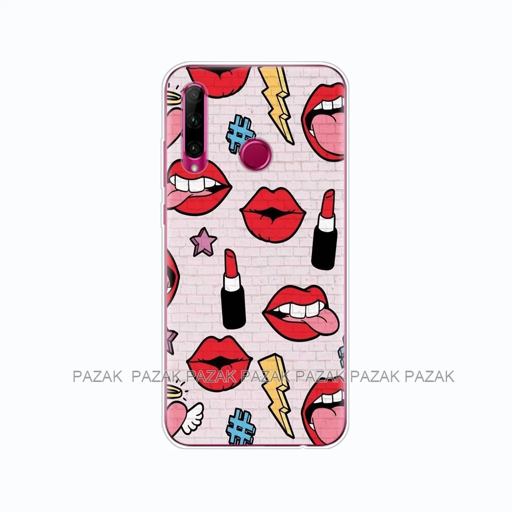 61361 Чехол для Honor 10i, HRY-LX1T, силиконовая задняя крышка из ТПУ для Huawei Honor 10i Honor10i 10 i, 6,21 дюймов, чехол-бампер - Цвет: 61361