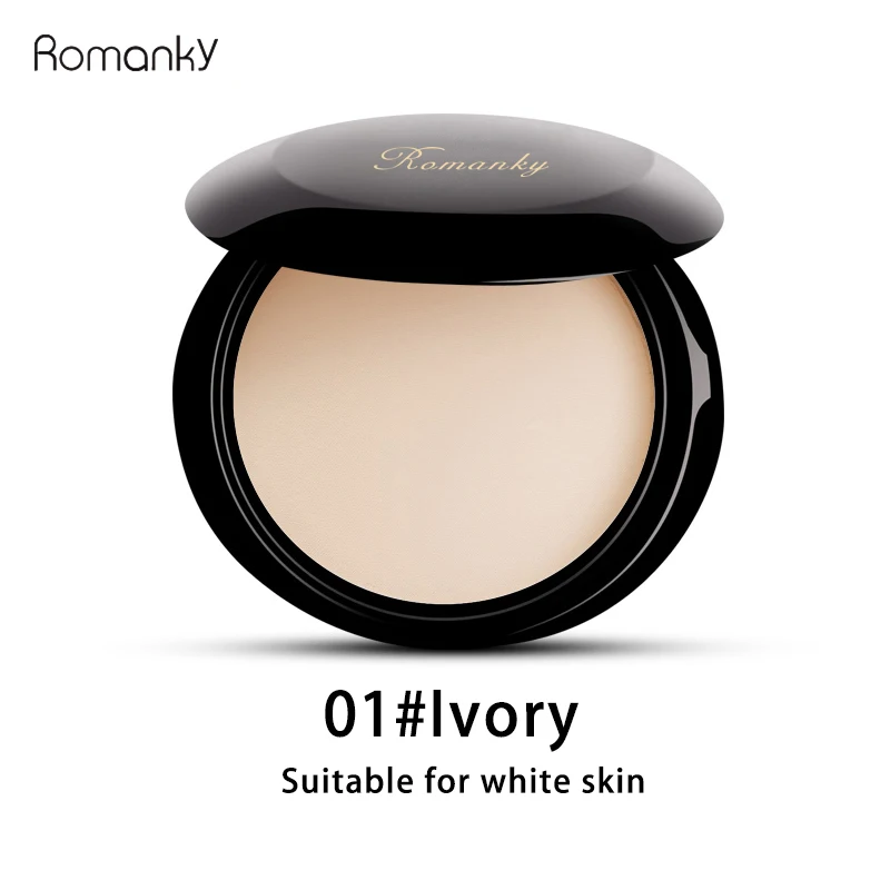 Бренд 2 цвета лицо безупречная прессованная пудра Макияж Палитра консилер контур