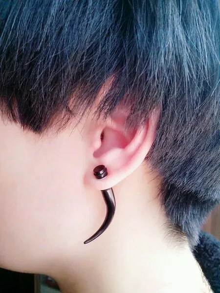 Мужские серьги гвоздики в стиле панк из нержавеющей стали|brincos fashion|earrings silverfashion