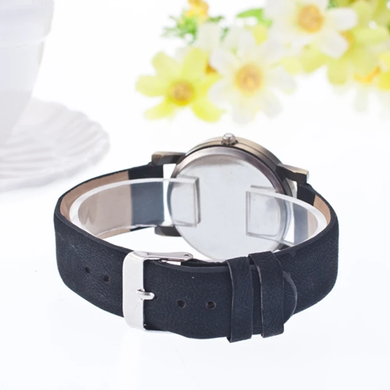 2018 Fashion Brand Quartz Watches Expression Pattern Cartoon Watch Women Casual Vintage Leather Girls Kids Wristwatches Clock | Наручные