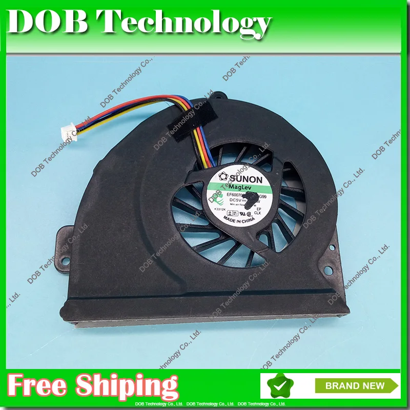 Новый вентилятор для ASUS K53SD K43B K43X K43T K43S K43SJ A43S A53U X53S X53U A43SK X43S K53B 4 контактный