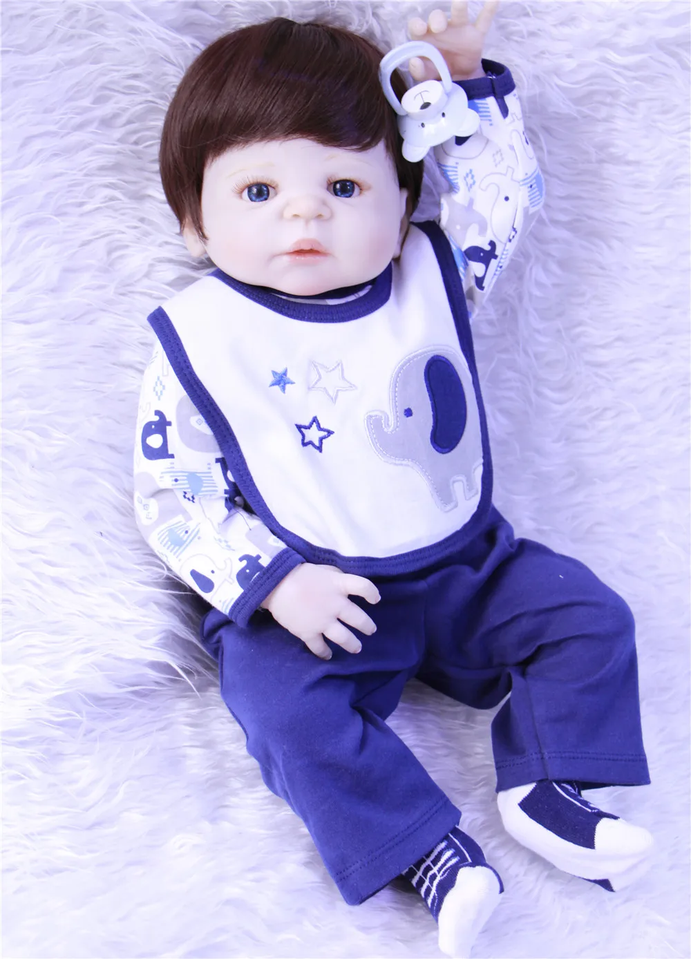 

Куклы Bonecas Reborn boy 22 дюйма 55 см, полностью виниловые силиконовые куклы reborn baby alive can bathe bebes menino, Детские Подарочные игрушки