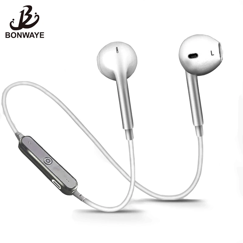 BONWAYE Bluetooth наушники с микрофоном бизнес Наушники Беспроводные спортивные