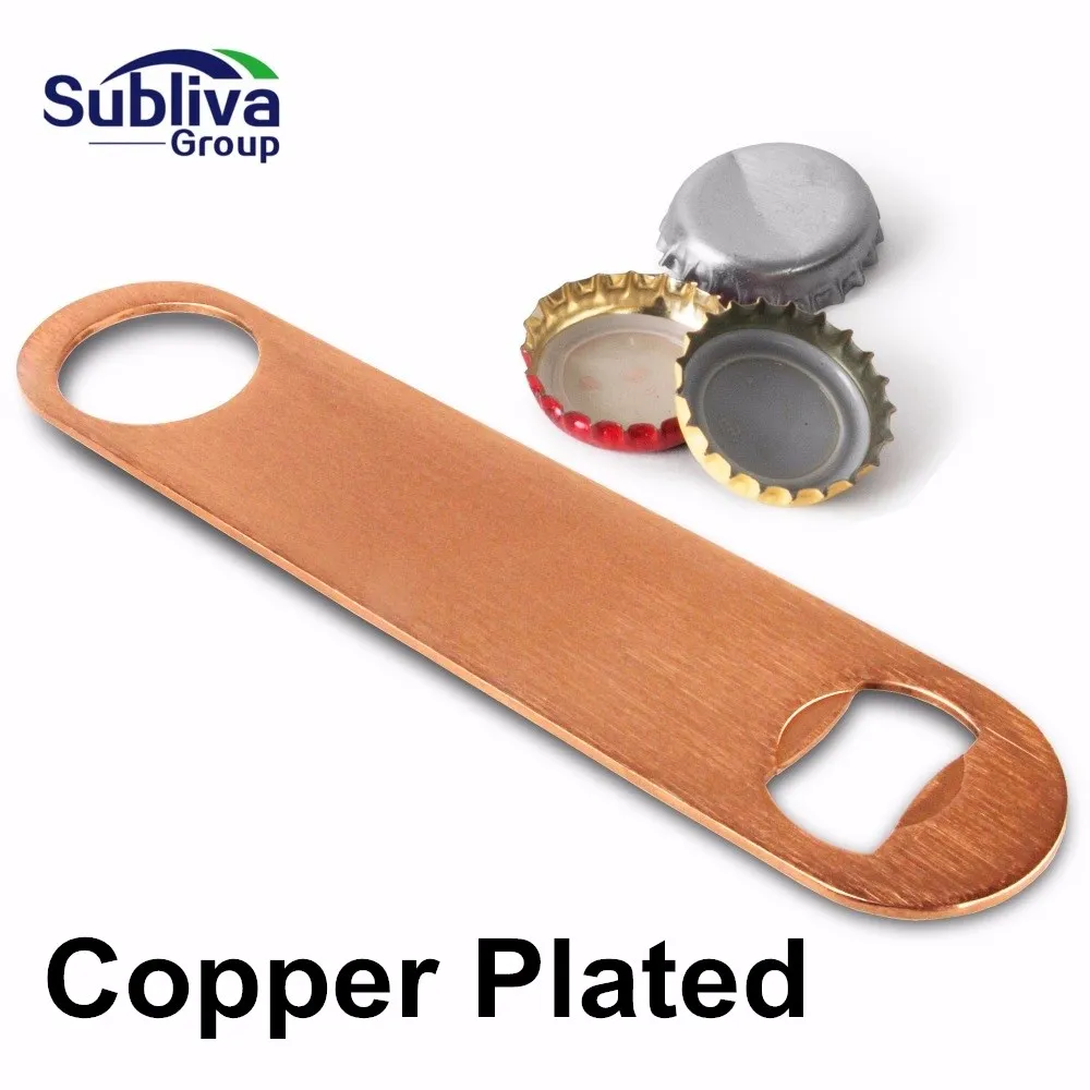 Copper Plated Открывалка для пивных бутылок из нержавеющей стали, крышка для пивной соды, красное вино, открывалка для бутылок, бар, кухонные инструменты, аксессуары - Цвет: Copper Plated
