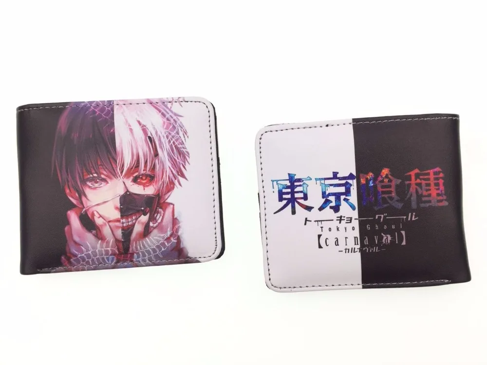 Кошелек унисекс из ПУ кожи с изображением Токийского Гуля|cartoon wallet|anime walletwallet unisex |
