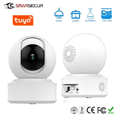 H2 Smart Tuya умная домашняя сигнализация Wi Fi стробоскопическая вспышка Сирена с HD 2.0MP
