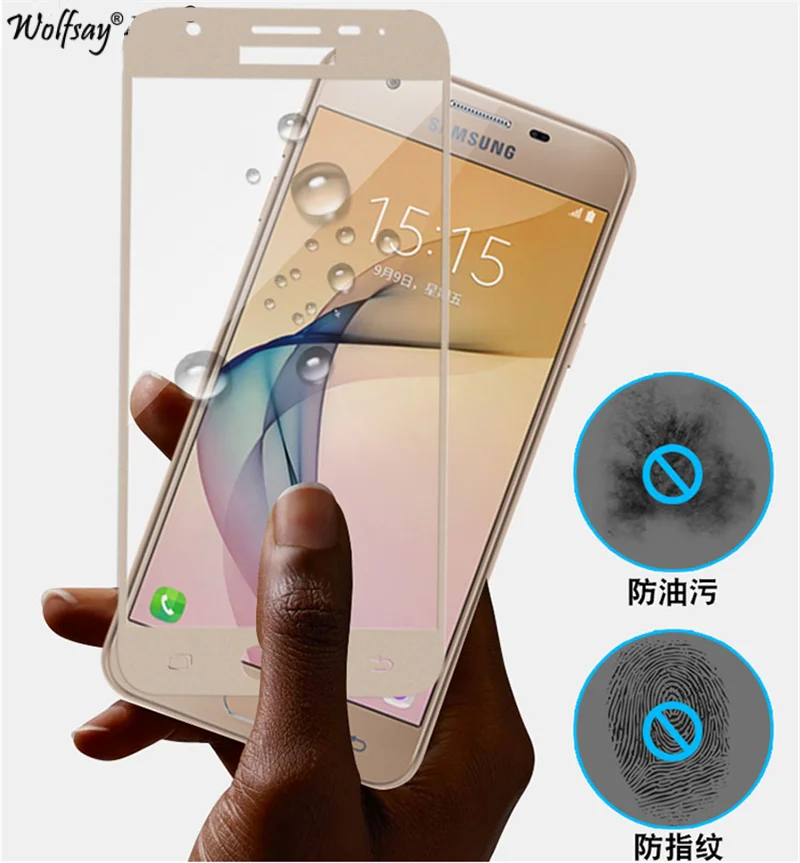 Стекло Wolfsay для Samsung Galaxy J3 2016 2 шт. защита экрана закаленное стекло J320F пленка