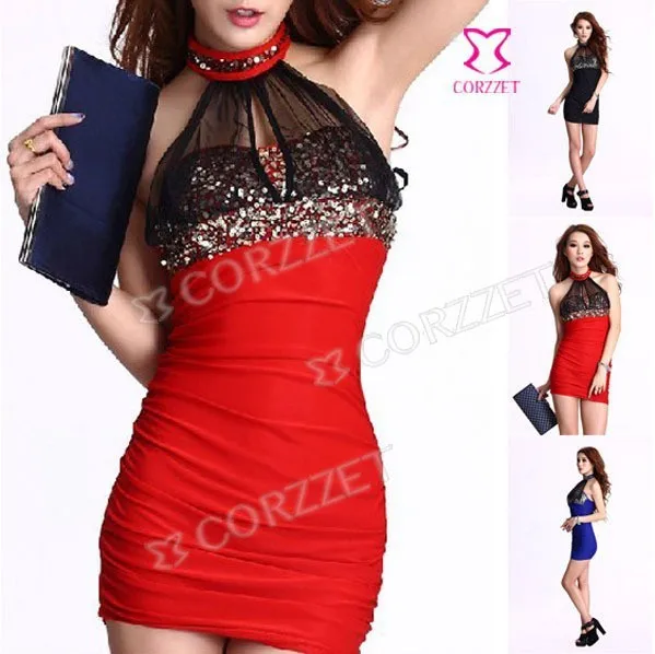 Roupas femininas черный/синий/фиолетовый/красный Клубные пикантные женское платье