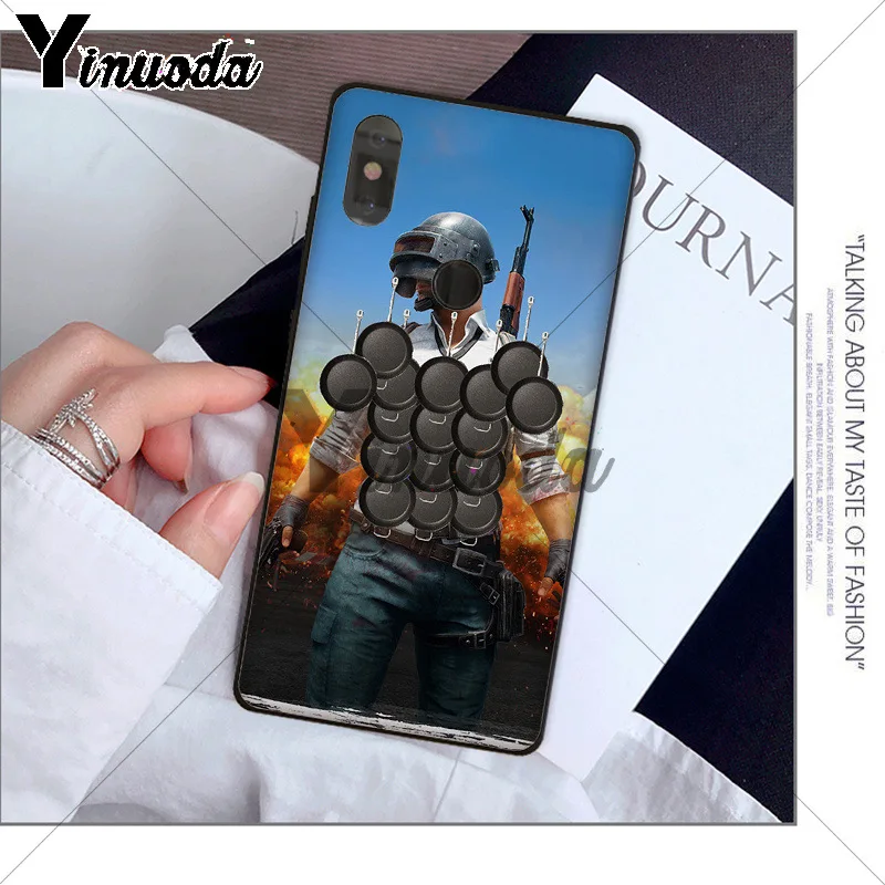 Высококачественный чехол для телефона Yinuoda pubg xiaomi mi 6 8 se note2 3 mix2 redmi 5 5plus note 4 |